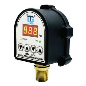 GamaTech Digital Pressure Controller Well Water Pump Switch - 110V -145 PSI