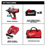 Milwaukee 2867-22 M18 Fuel 1" High Torque Impact Wrench (8.0ah) Kit 2867-22