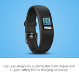 Garmin Vivofit 4 Activity Tracker 010-01847-03 Color Display Size Large Black