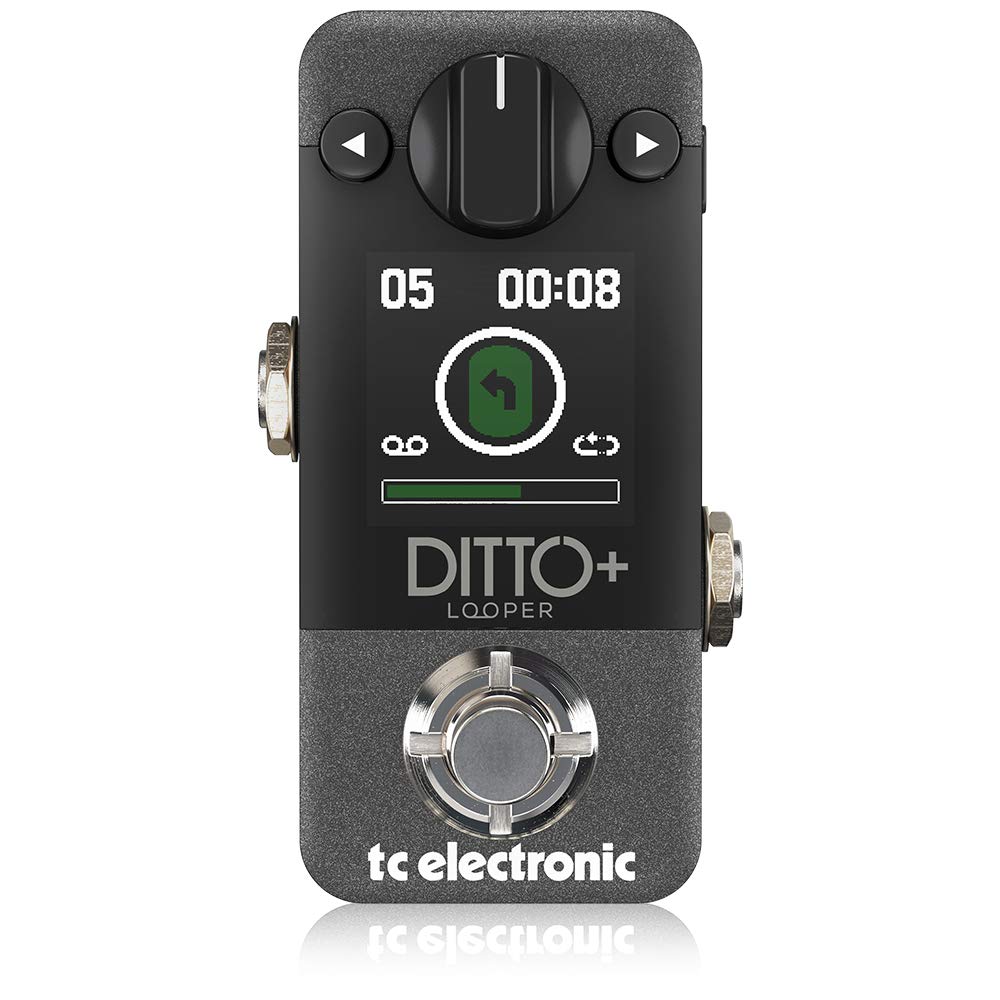 TC Electronic DITTO+ LOOPER Next Gen 60-Minute Multi-session Looper Pedal