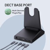 Yealink WH64 Wireless Headset DECT+BT 606ft 3X Mic MS Teams USB PC Phone - NEW