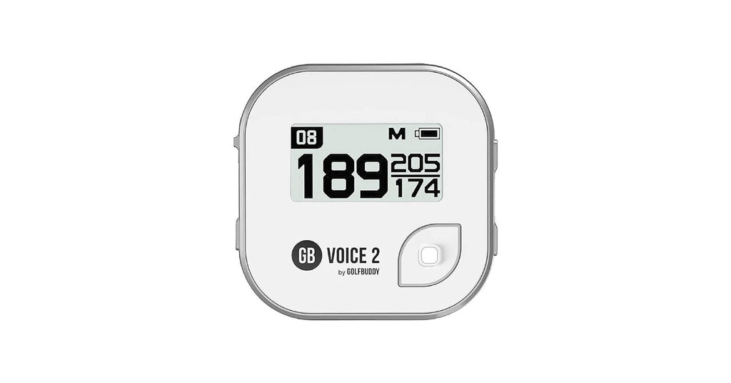 Golf Buddy Voice 2 Golf GPS Range Finder Silver / White - NEW SEALED