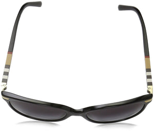 BURBERRY BE4216 30018G Black Gray Gradient 57 mm Cat-Eye Sunglasses