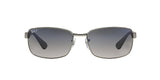RAY-BAN RB3478 POLARIZED Sunglasses Silver/Blue Gradient 004/78 - NEW