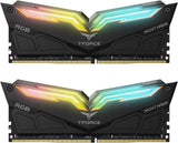 Team T-Force Night Hawk RGB 16GB (2X 8GB) DDR4 3200MHz Ram - White