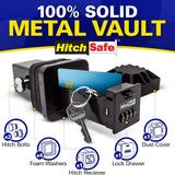HitchSafe HS7000 Key Vault, Black | Hidden Storage Box Drawer with Lock Outdoor