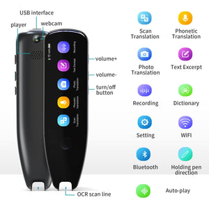 Vormor OCR Pen Scanner and Reader With LCD Touchscreen - 112 Language Smartpen