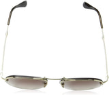 Prada PR 54US Folding Sunglasses Gold/Gradient Mirror Lens - RARE - NEW