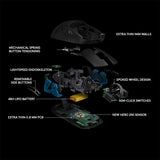 Logitech G Pro Wireless Gaming Mouse - HERO 25K DPI, Lightweight, Sealed