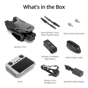DJI Mavic 3 Pro Camera Drone (with RC Remote) - NEW FACTORY SEALED