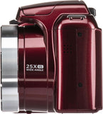 Kodak PIXPRO AZ252-RD Astro Zoom 16MP 25x Red Digital Camera - Bundle