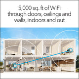NETGEAR Orbi Whole Home Tri-Band Mesh WiFi 6 System (RBK852) – Router with 1 Sat