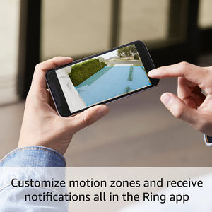 Ring Floodlight Cam Wired Plus | motion-activated 1080p HD video - White (2021)