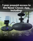 Nexar Pro GPS Dual Dash Cam / Camera System - 64GB MicroSD