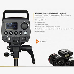 US Godox MS300 Compact Studio Flash 300W 2.4G Wireless Monolight Bowens mount