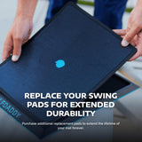 Golf Daddy Golf At Home No Ball Simulator Practice Mat Phone Stand Set - NEW