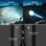 OLIGHT Marauder Mini 7000 Lumens 600M Rechargeable Waterproof LED Flashlight - Black