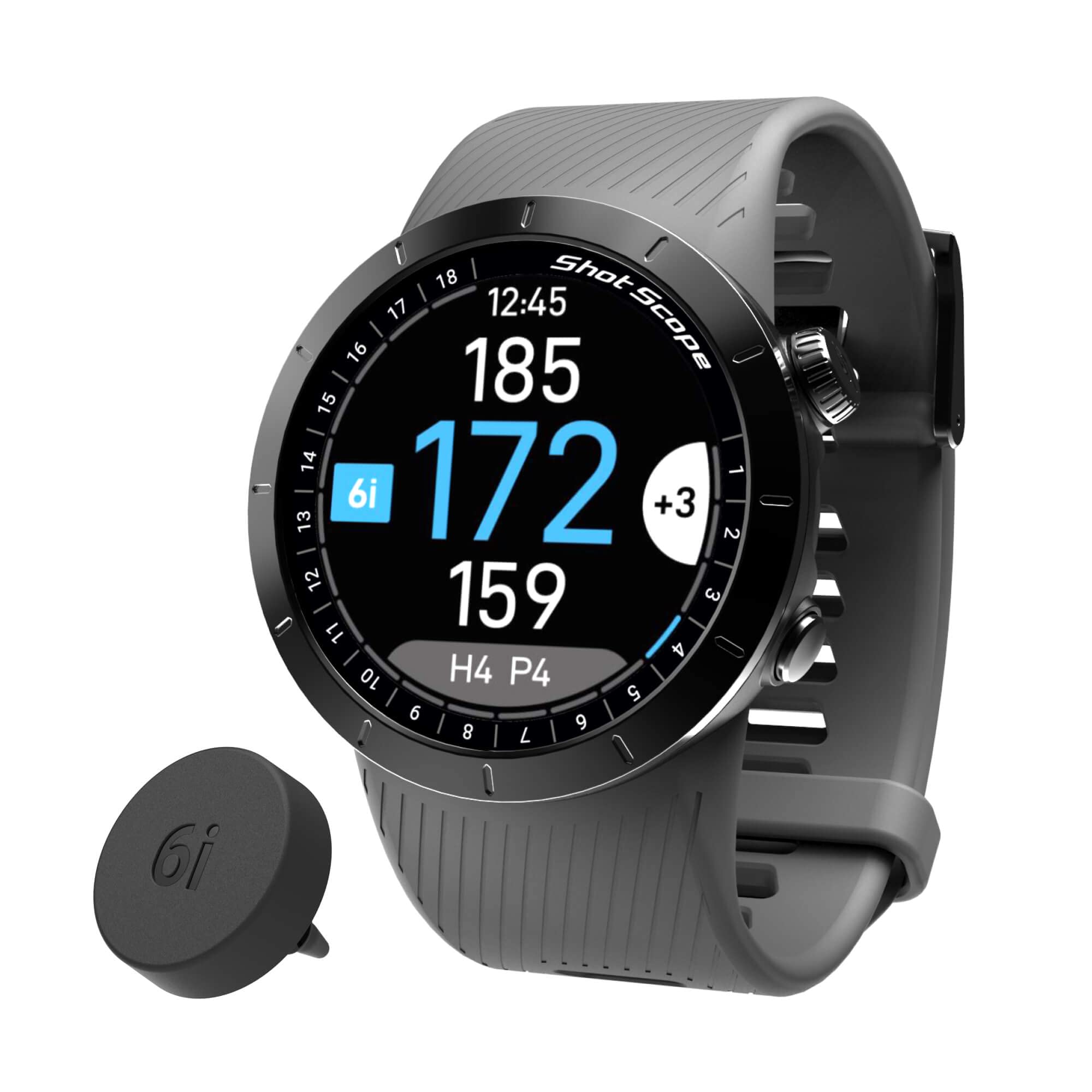 Shot Scope X5 - Golf GPS Watch with Automatic Performance Tracking (Steel Grey)