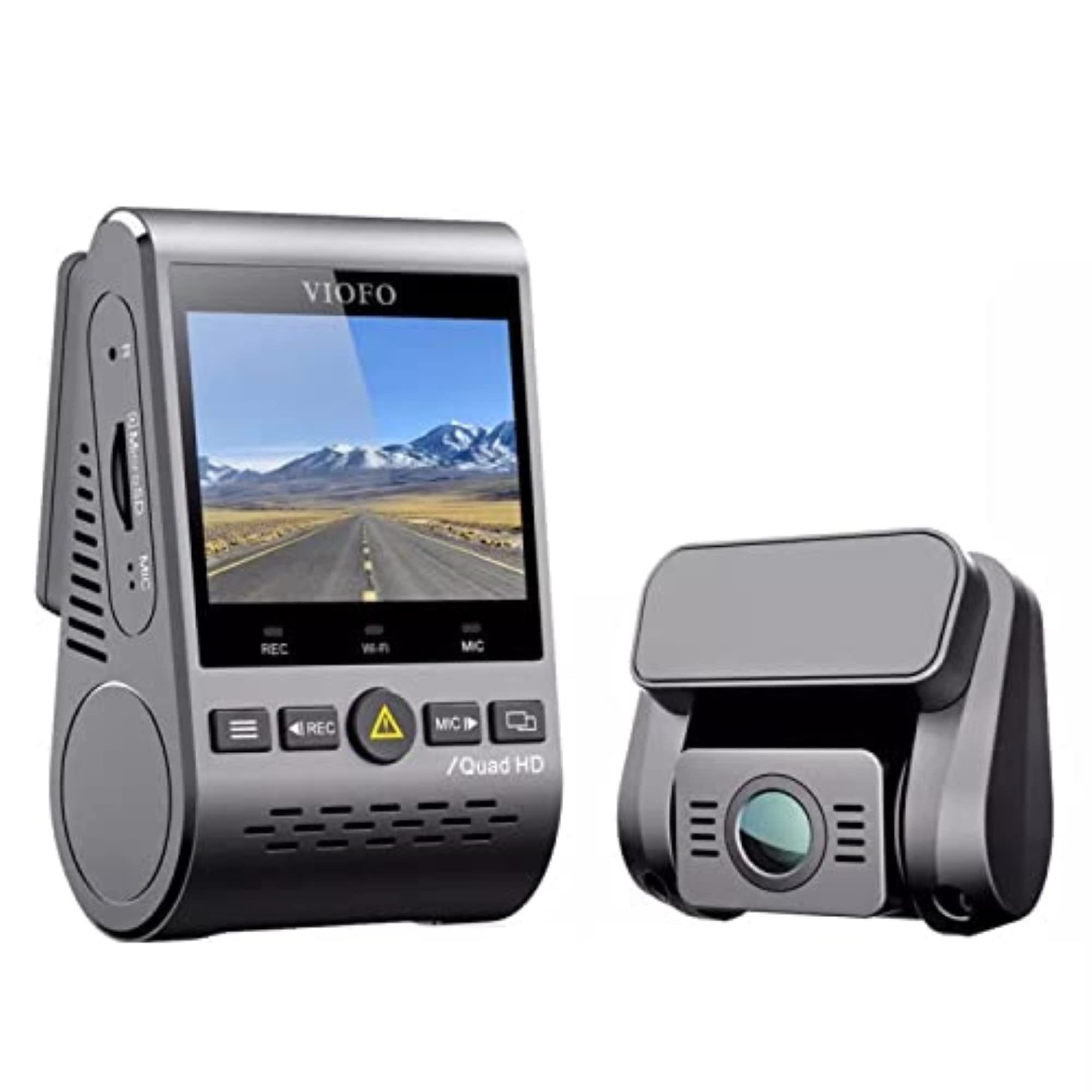 VIOFO A129 Plus Duo Dash Cam 2K 1440P 60FPS + 1080P 30FPS Wi-Fi GPS - NEW