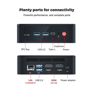 NEW Beelink SER3 Mini PC - Ryzen 3200U @ 3.5Ghz - 16GB RAM - 500GB M.2 SSD
