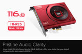 Creative Sound Blaster Z SE Internal PCI-e Gaming Sound Card and DAC, 24-bit