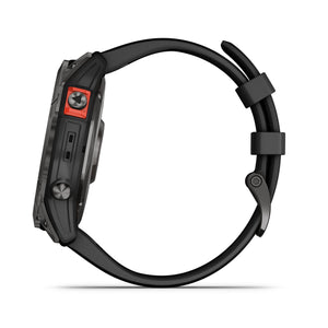 Garmin Fenix 7X Solar Multisport GPS Watch, Slate Grey with Black Band - Open Box