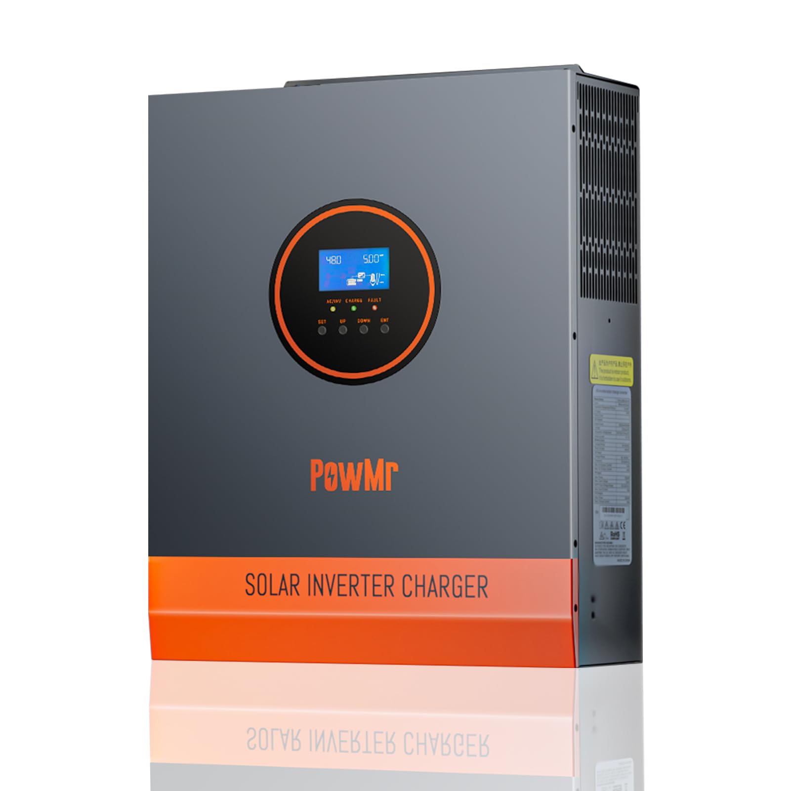 PowMr 5000W Solar Hybrid Inverter 48V DC to 110V AC 80A MPPT Controller PV 500V