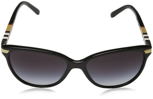 BURBERRY BE4216 30018G Black Gray Gradient 57 mm Cat-Eye Sunglasses