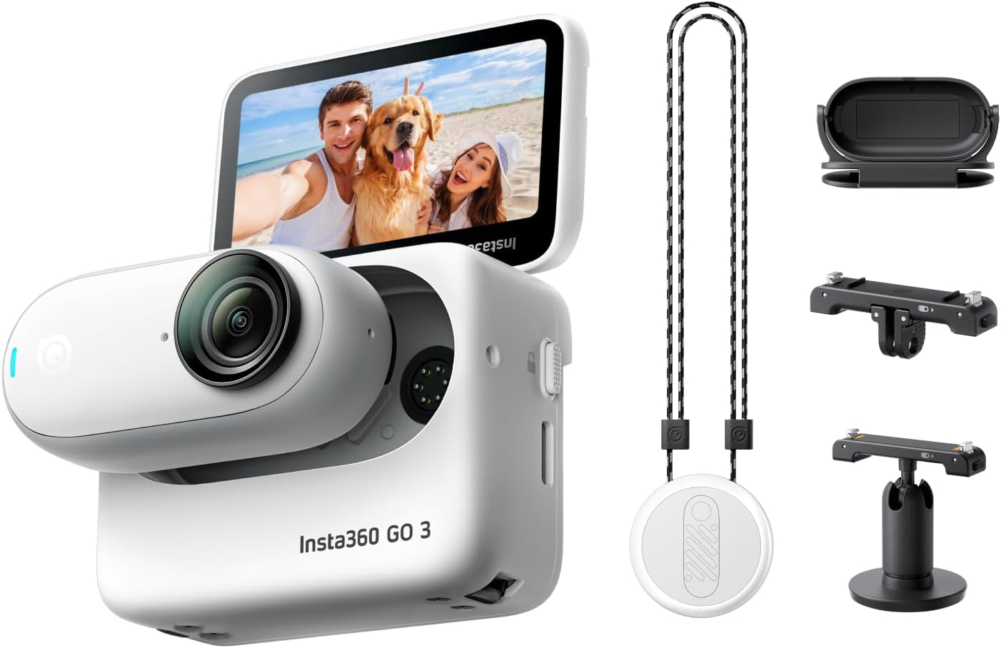Insta360 GO 3 Action Camera, White - 128GB