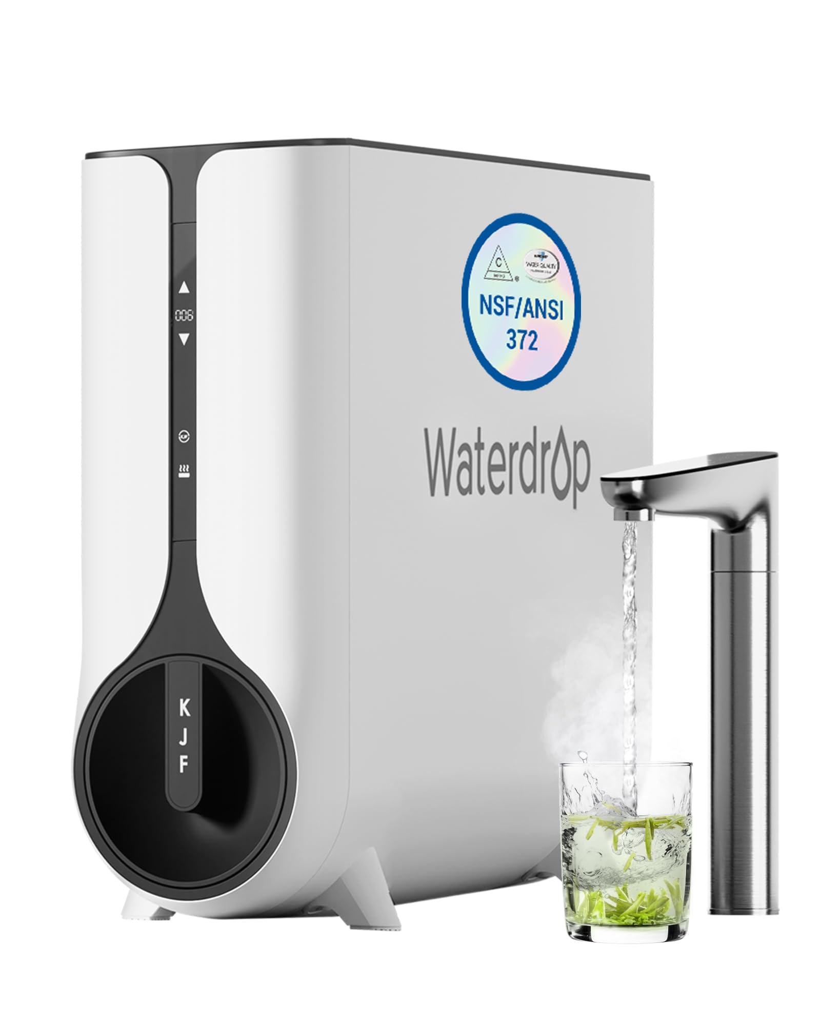 Waterdrop Reverse Osmosis System, Instant Hot Water Dispenser, 600 GPD