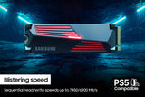 Samsung 990 PRO 2TB NVMe PCIe 4.0 x4 M.2 Internal SSD w/ Heatsink MZ-V9P2T0CW