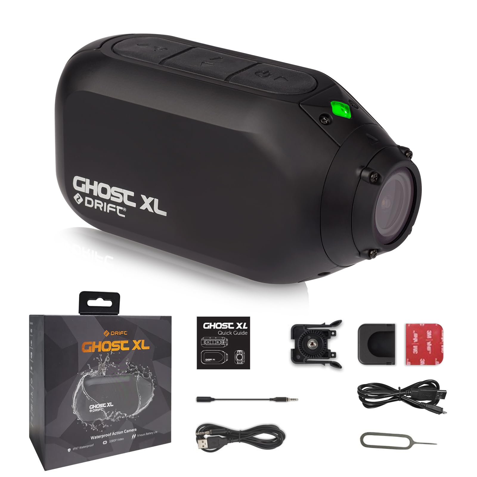 Drift Ghost XL IPX7 Waterproof 1080P WIFI Motorcycle Helmet Action Sports Camera