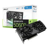 PNY NVIDIA GEFORCE RTX 5060 TI OC DUAL FAN 8GB GDDR7 GRAPHICS CARD - BLACK