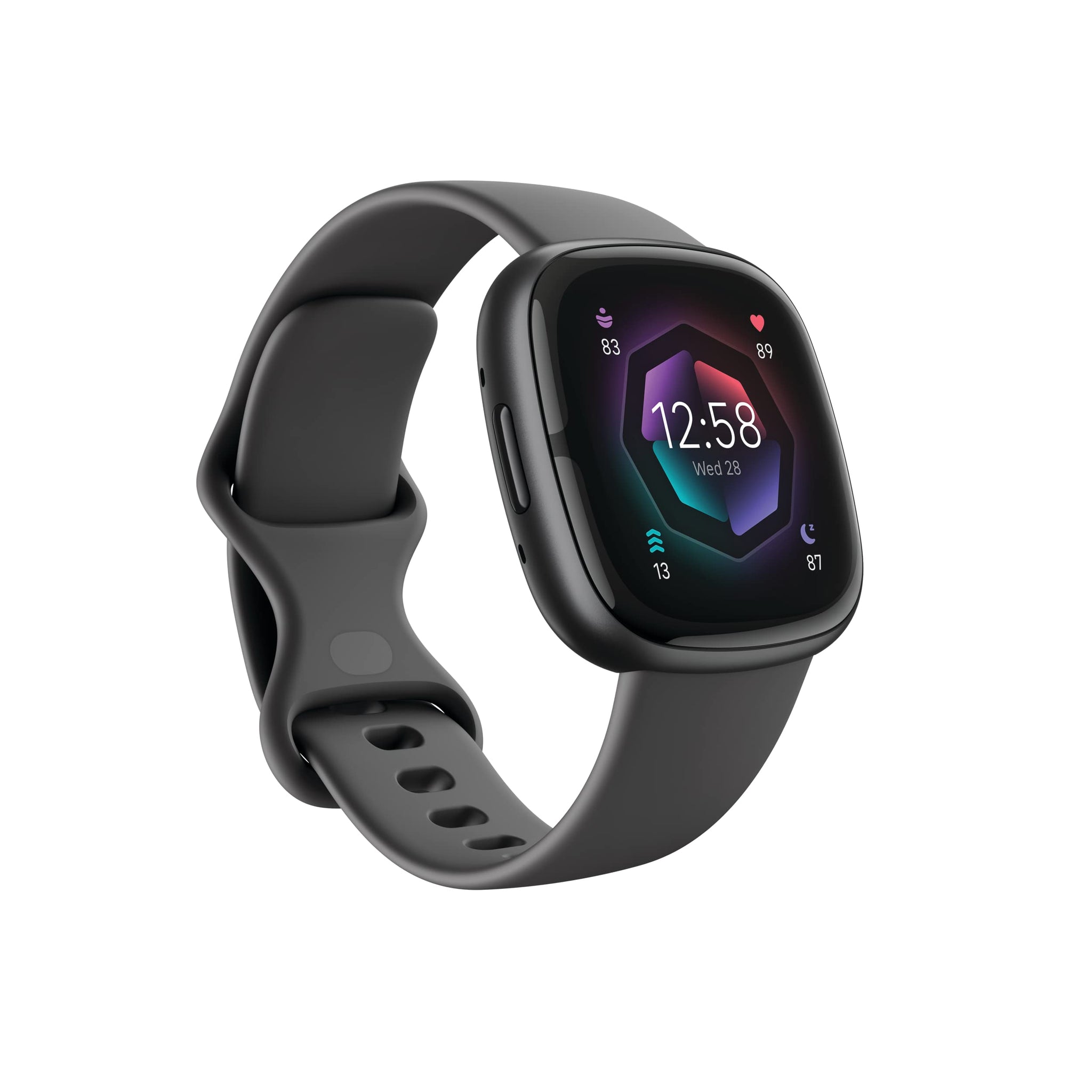Fitbit Sense 2 FB521BKGB-US Health & Fitness Smartwatch Unisex Aluminum Case