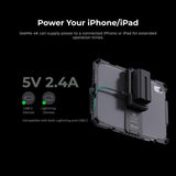 Accsoon SeeMo 4K HDMI Video Transmission System for i-Phone iPad 4K30 fps/1080 60fps Turn iOS into Camera Field Monitor for Video Monitoring/Recording/Reviewing/Sharing/Professional Video Production