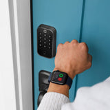 Yale Assure Lock 2 Deadbolt - Black Suede - Keypad Code Smart Door Lock with Z-Wave