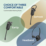 Yealink DECT Wireless Headset,Single Ear (Mono) Convertible Office Headset