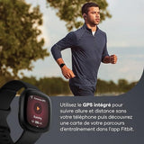 Fitbit Versa 3 Health & Fitness Smartwatch - Black/Black Aluminum