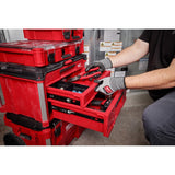 Milwaukee Packout 3 Drawer Multi-Deep Tool Organizer Box - 48-22-8447