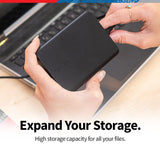 Toshiba Canvio Basics 4TB Portable External Hard Drive USB 3.0 - HDTB540XK3CA - BLK