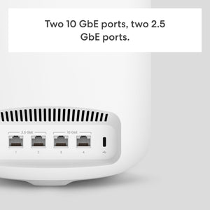 eero Max 7 Tri-Band Mesh Wi-Fi 7 Router - 10 Gbps Ethernet - White