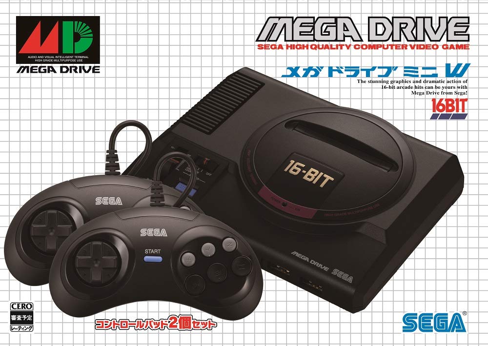 Sega MEGA DRIVE MEGADRIVE Mini W 42 Classic SEGA Games Japan - Brand New