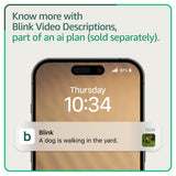 Blink Video Doorbell – Head-to-toe HD view, two-year battery life, and simple setup. Required Sync Module not included – Add-On (White)