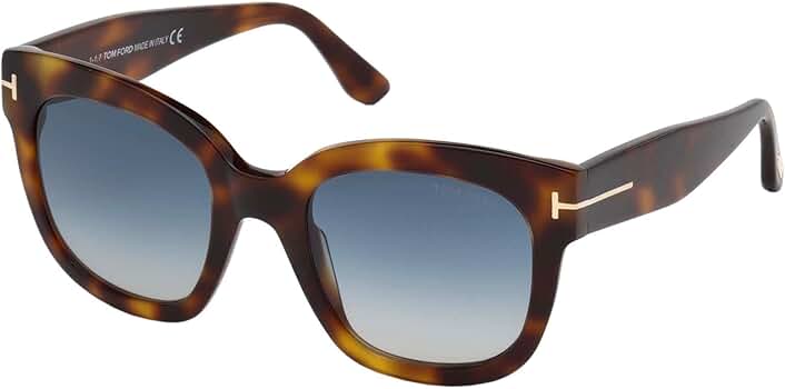 Tom Ford Beatrix-02 FT0613 Havana Gradient Women's Sunglasses - 52mm