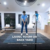 Golf Daddy Golf At Home No Ball Simulator Practice Mat Phone Stand Set - NEW