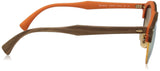 Ray-Ban CLUBMASTER WOOD 0RB4246M Gradient Brown / Mirror Pink Sunglasses
