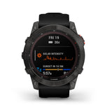 Garmin Fenix 7X Solar Multisport GPS Watch, Slate Grey with Black Band - Open Box