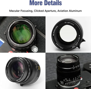 TTArtisan 50mm f/1.4 Lens Full Frame for Leica M Mount