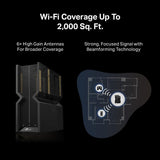 TP-Link BE9300 Tri-Band Wi-Fi 7 Router Archer BE550, 6-Stream, Up to 2,000 Sq Ft