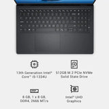 Dell 15 DC15250 15.6" FHD Touchscreen Laptop – Intel Core i5-1334U, 8GB RAM, 512GB SSD, Intel UHD Graphics, Wi-Fi 6, HDMI, USB-C, SD Card Reader, Windows 11 for Business, Home Office & Students